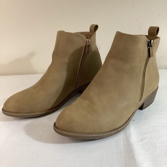 Jeossy Tan Ankle Boots Size 9.5 - Picture 1 of 8